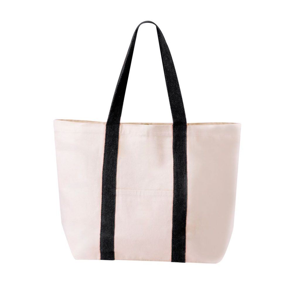 Bolsa de Playa Personalizada Bordada de Algodón | Bolsa Grande para Verano - Imagen 4