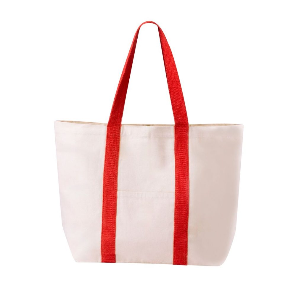 Bolsa de Playa Personalizada Bordada de Algodón | Bolsa Grande para Verano - Imagen 3