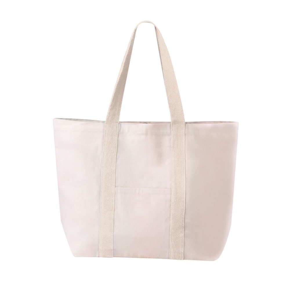 Bolsa de Playa Personalizada Bordada de Algodón | Bolsa Grande para Verano - Imagen 2