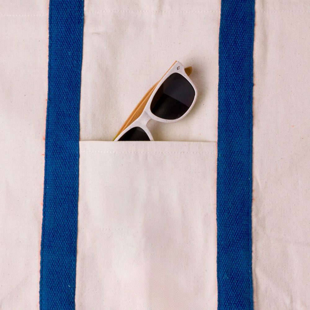Bolsa de Playa Personalizada Bordada de Algodón | Bolsa Grande para Verano - Imagen 5