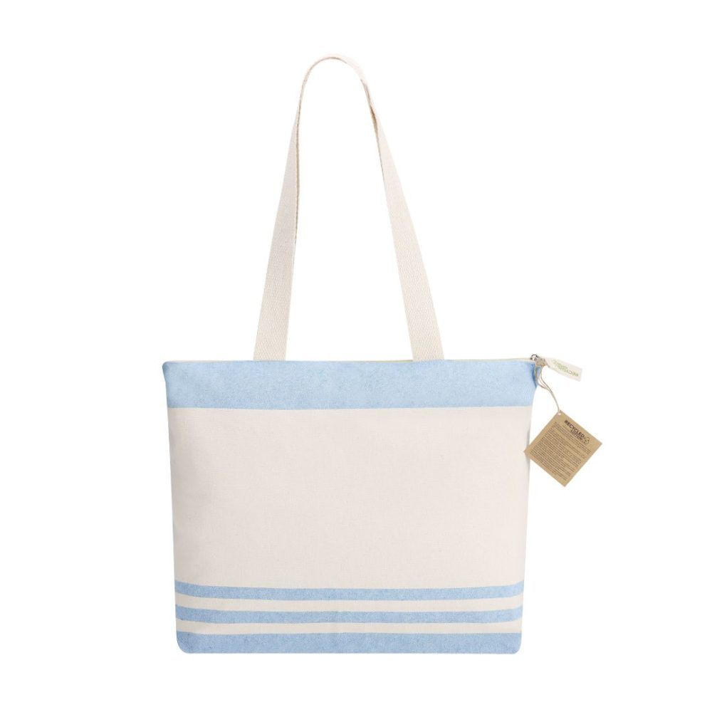 Bolsa de Playa Personalizada con Nombre o Iniciales Bordadas | Algodón Reciclado - Imagen 5