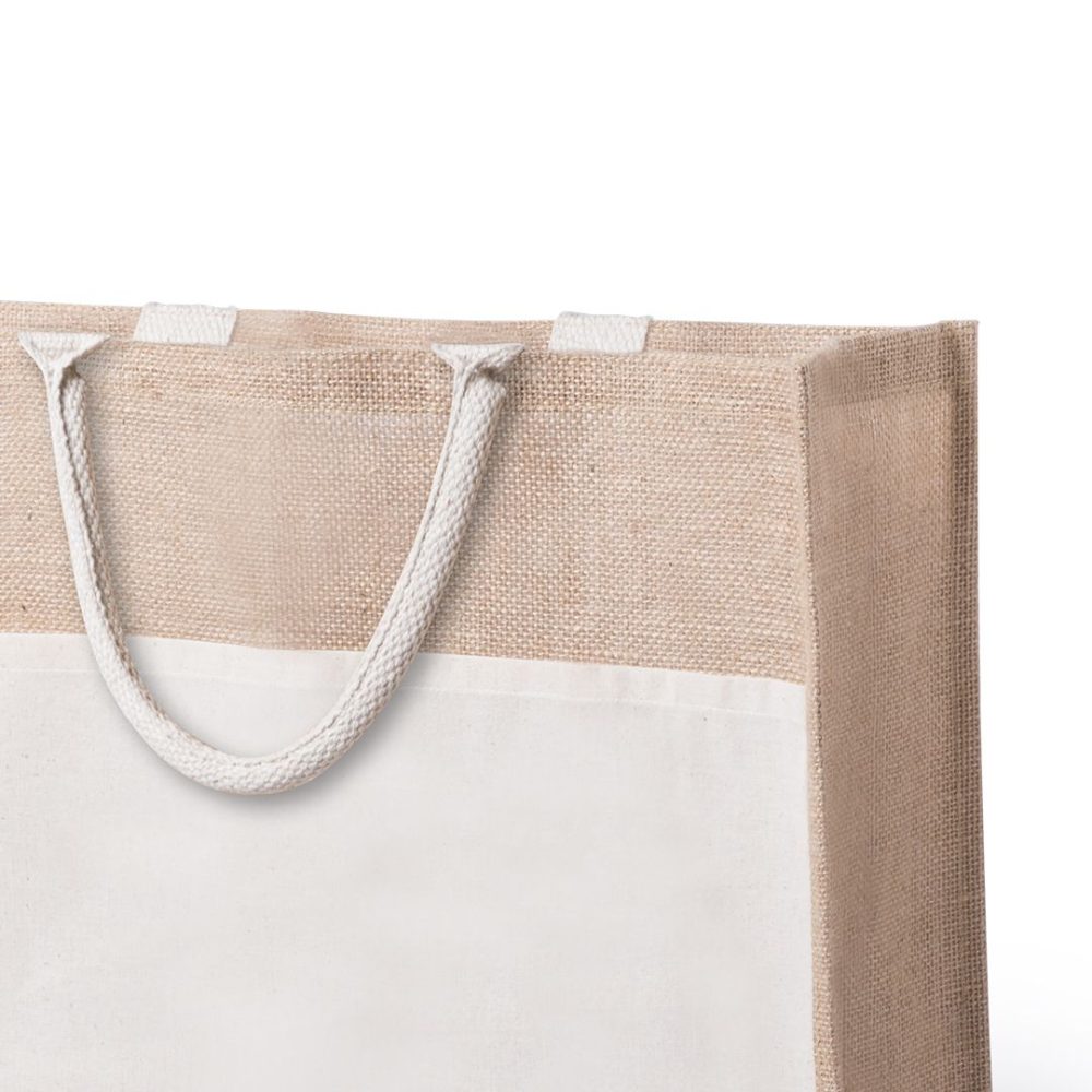 Bolso de Playa Personalizado con Nombre o Iniciales | Bolsa de Yute para Playa - Imagen 3